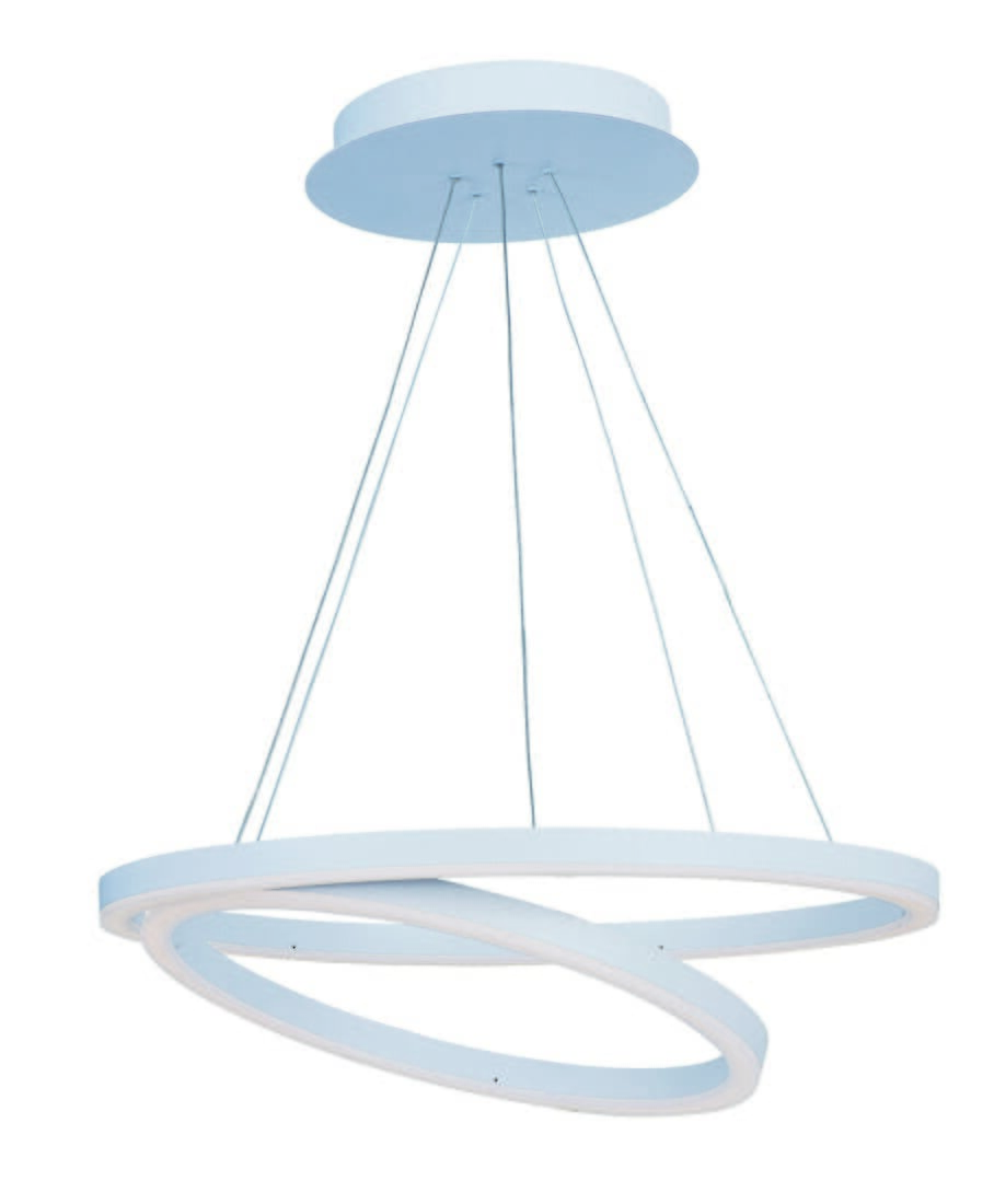 ET2 Cirque 23.75" Pendant in Matte White