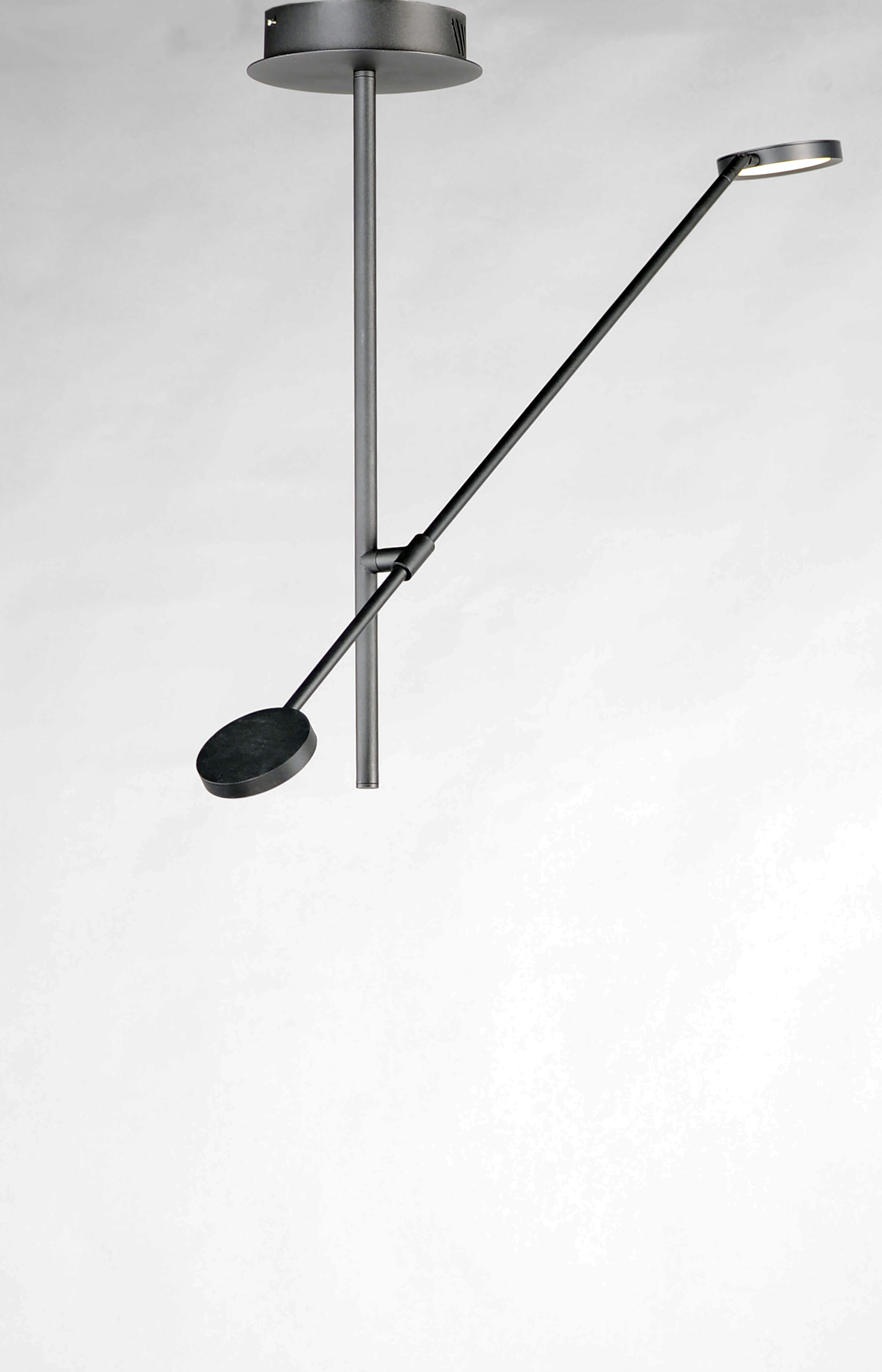 ET2 Lighting Paddle 42.25" LED Semi-Flush/Pendant Ceiling Light in Black