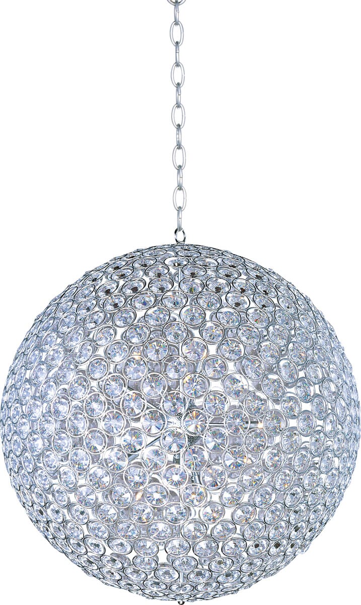 ET2 Brilliant 15-Light Pendant, Polished Chrome