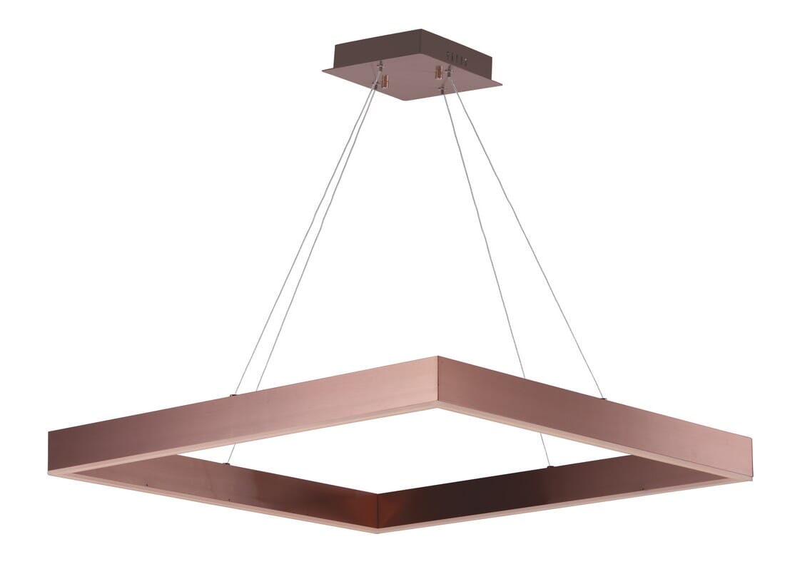 ET2 Metallika LED 32.25" Pendant in Satin Copper