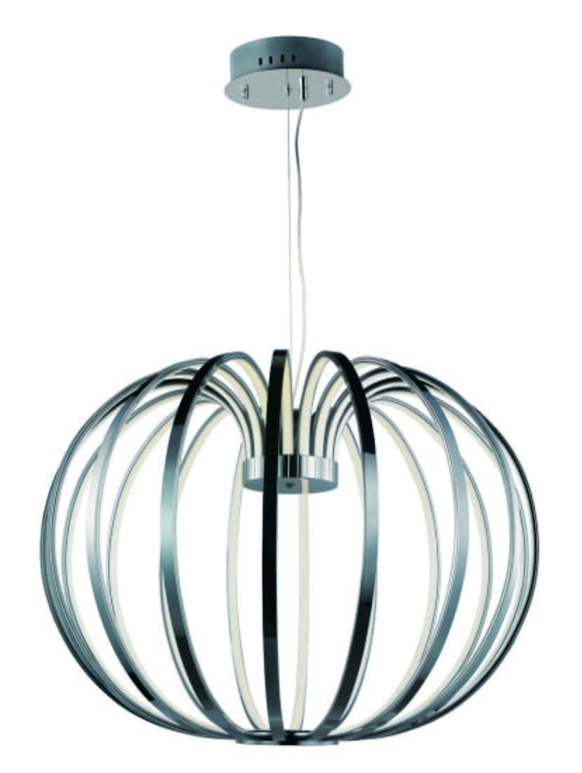 ET2 Argent LED 19" 18-Light Pendant in Polished Chrome