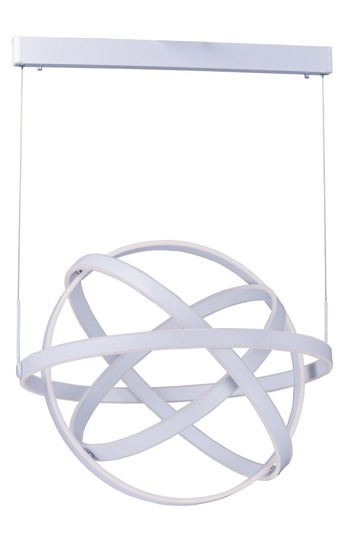 ET2 Gyro LED 31.5" 8-Light Pendant in Matte White