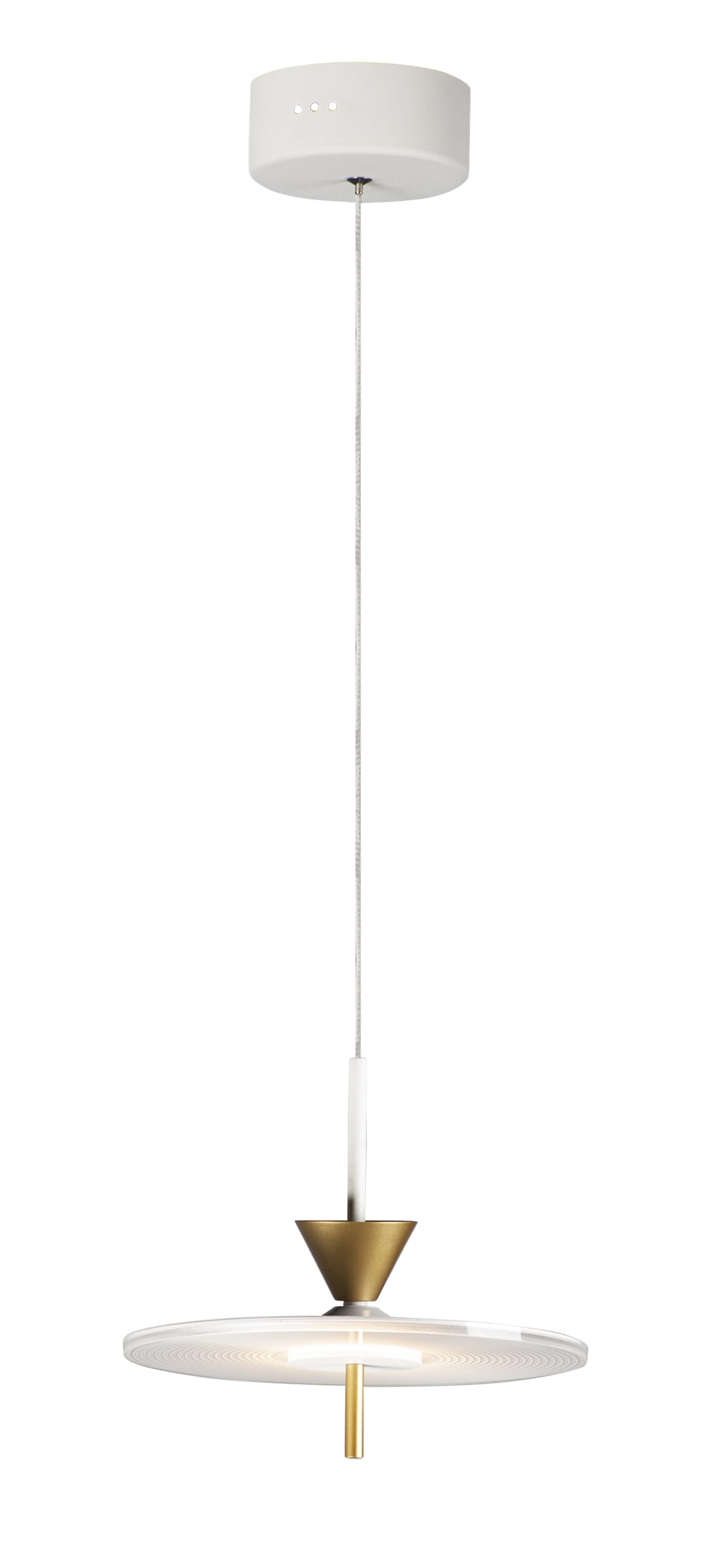 ET2 Lighting Circuit 8.5" LED Mini Pendant in Matte White