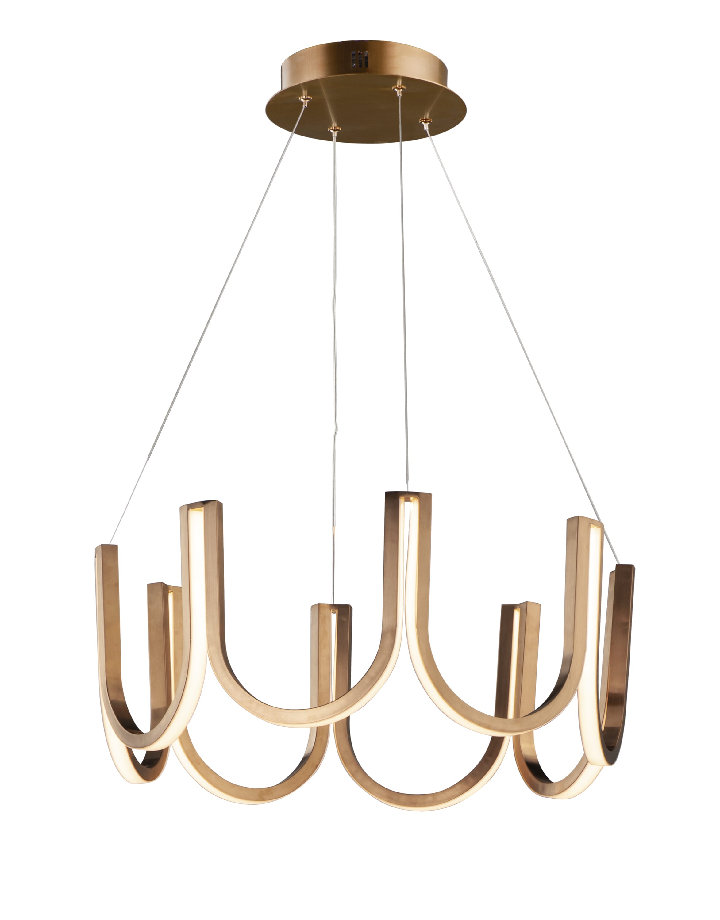 ET2 Lighting You 26.25" LED Pendant in Brushed Champagne