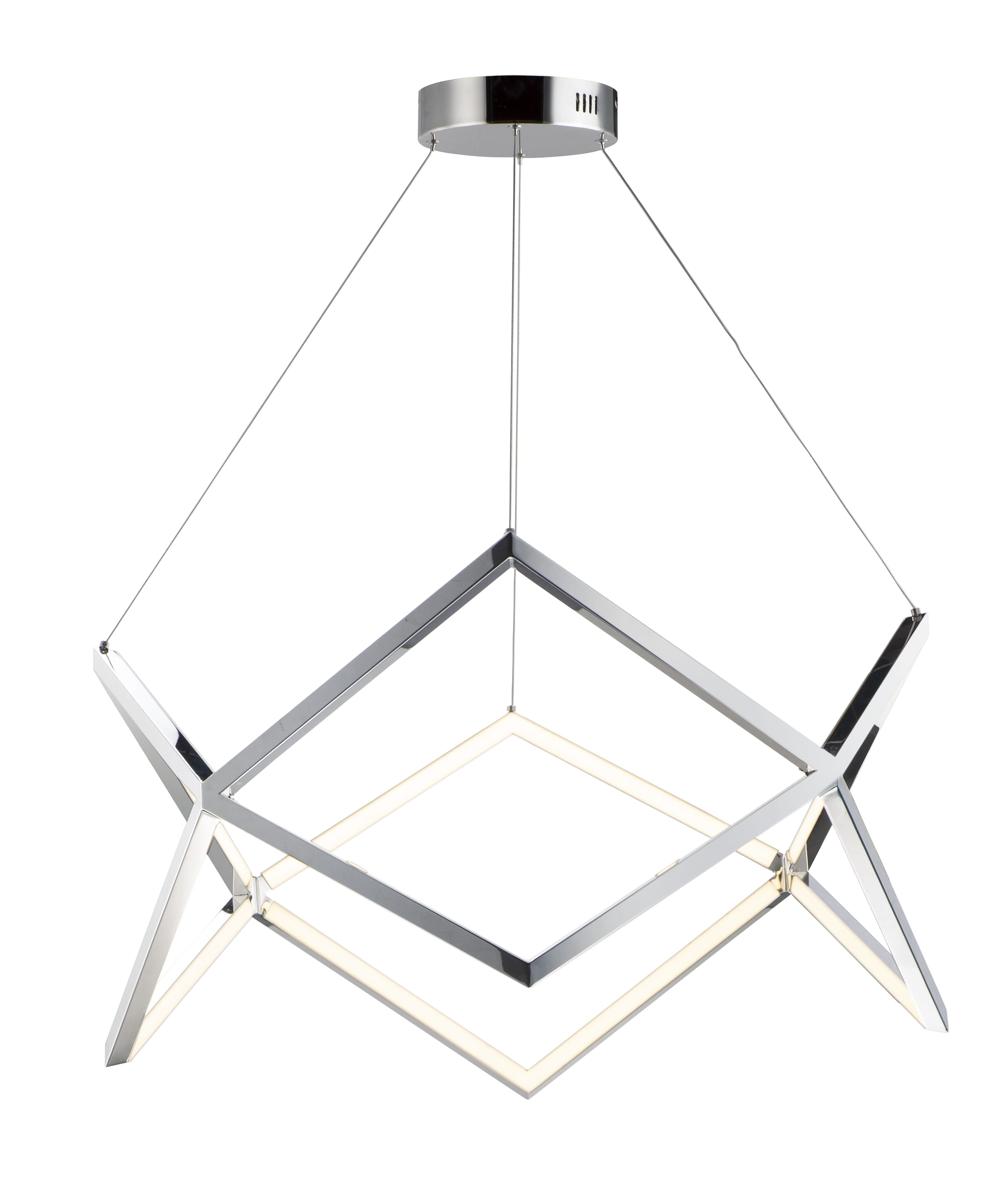 ET2 Lighting Victory 31.5" LED Pendant in Polished Chrome