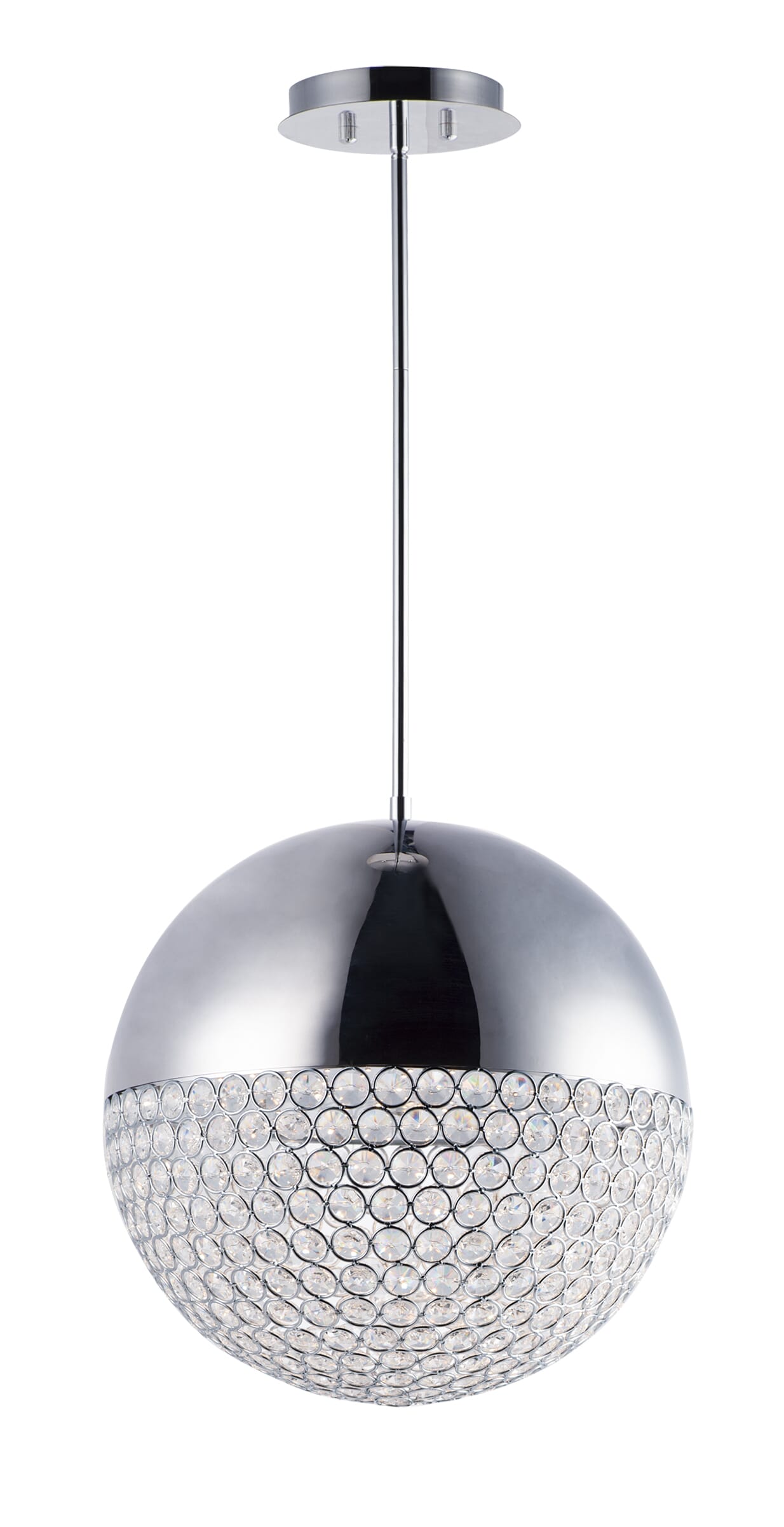 ET2 Lighting Eclipse 15.75" LED Pendant in Polished Chrome