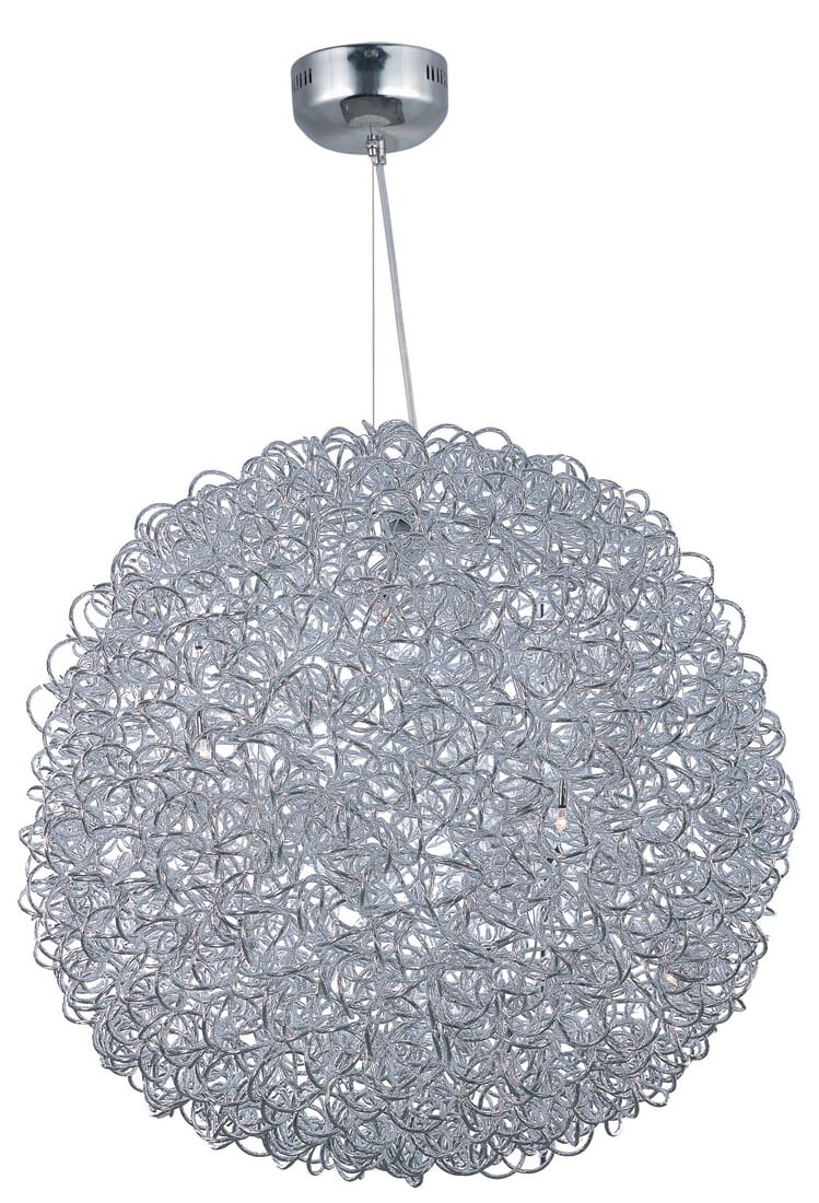 ET2 Dazed 31.5" 25-Light Pendant in Polished Chrome