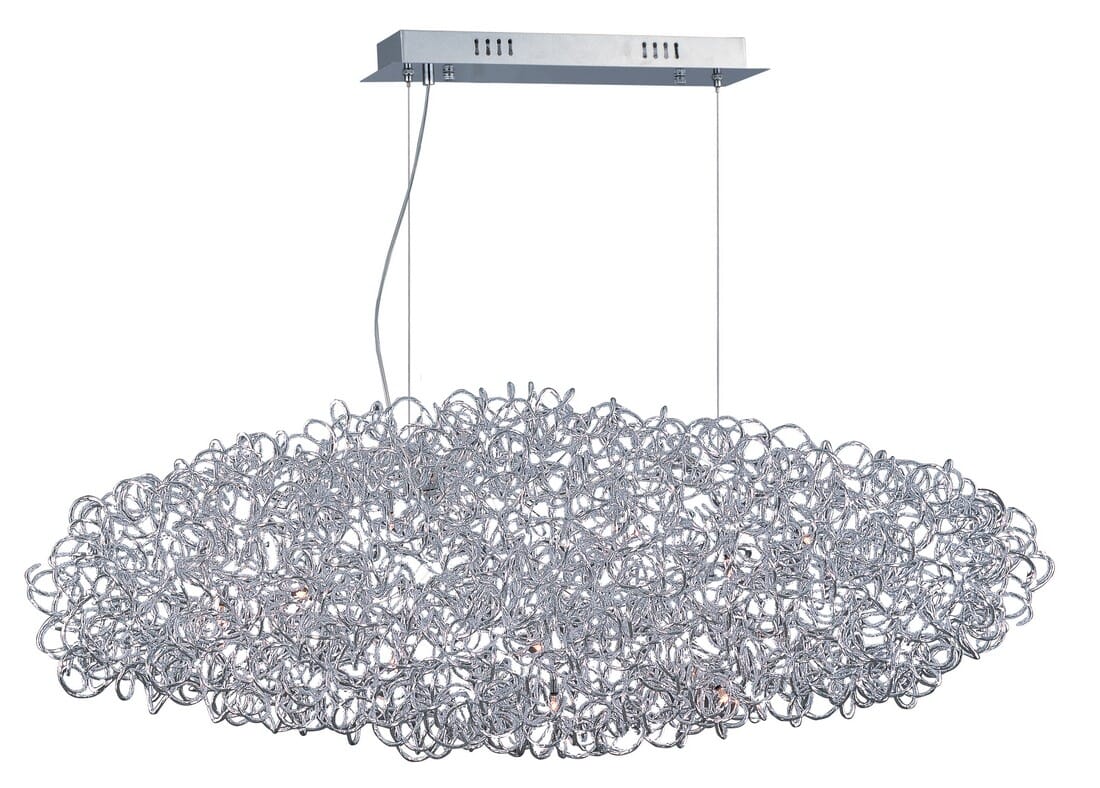 ET2 Dazed 47" 12-Light Pendant in Polished Chrome