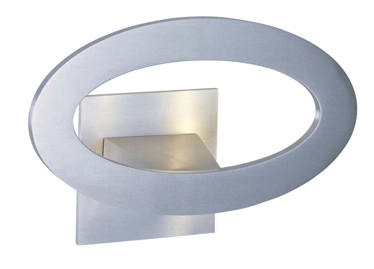 ET2 Alumilux 7-Light Wall Sconce in Satin Aluminum