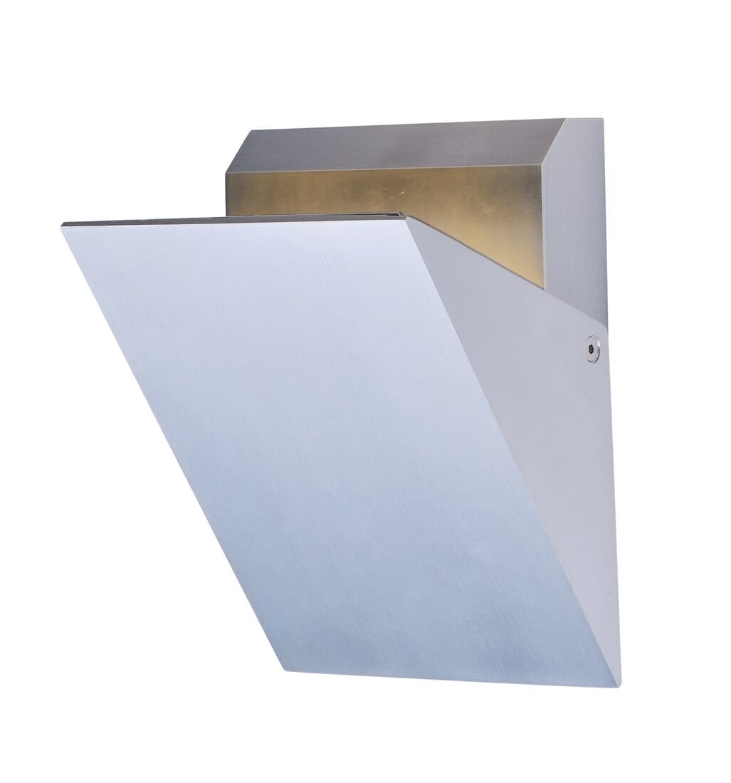 ET2 Alumilux AL 7" Outdoor Wall Sconce in Satin Aluminum