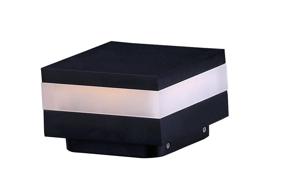 ET2 Alumilux Pathway 5.75" 4-Light Outdoor Pathway Light in Black