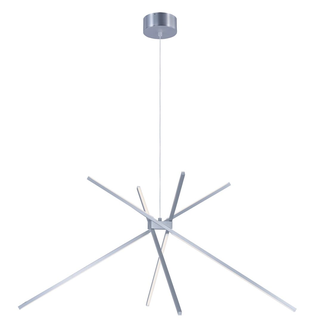 ET2 Alumilux AL 44.5" 4-Light Pendant in Satin Aluminum