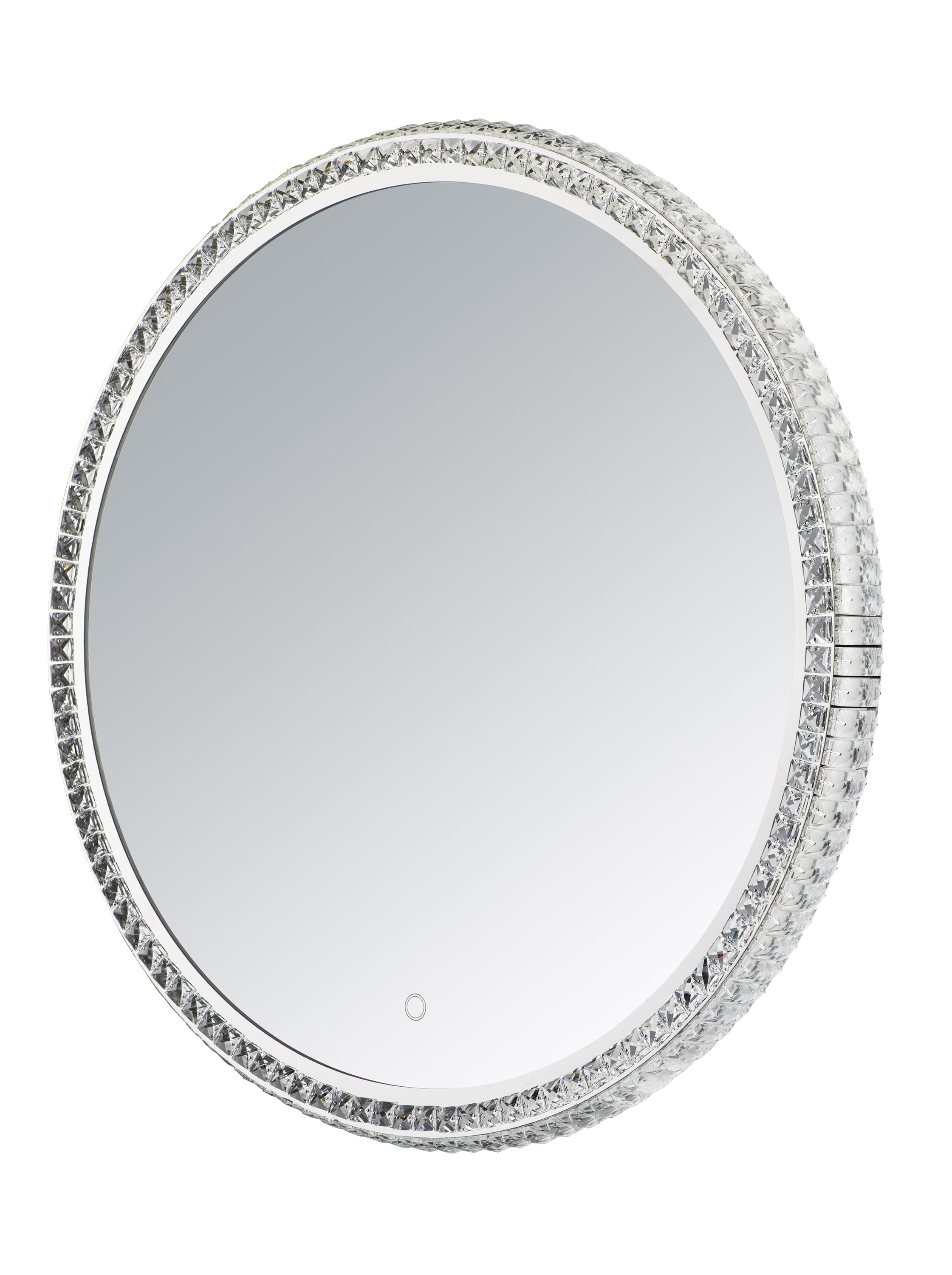 ET2 Lighting Crystal 31.5" LED Round Lighted Mirror