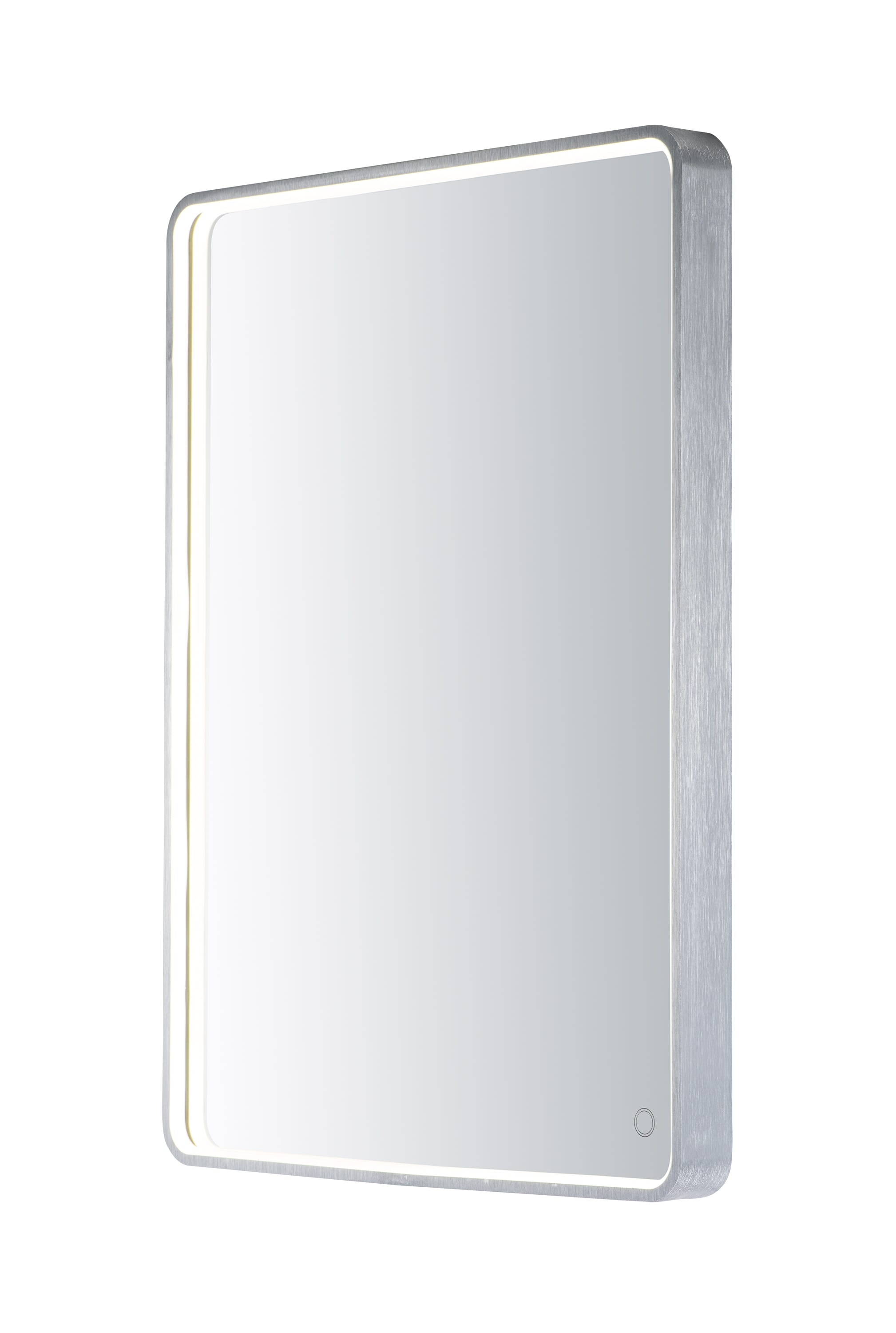 ET2 Lighting Mirror 31.5" LED Rectangular Mirror in Brushed Aluminum