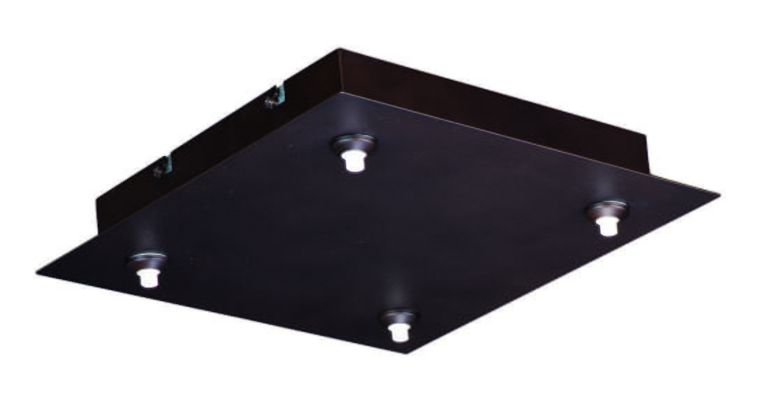 ET2 RapidJack Xenon 4-Light Square Pendant in Bronze