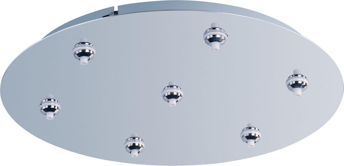 ET2 RapidJack Xenon 17" 7-Light Canopy in Polished Chrome