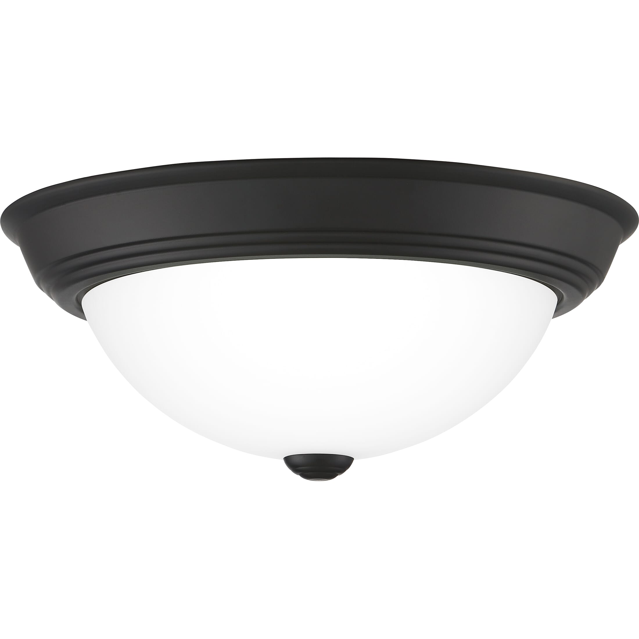 Quoizel Erwin 2-Light 13" Ceiling Light in Matte Black