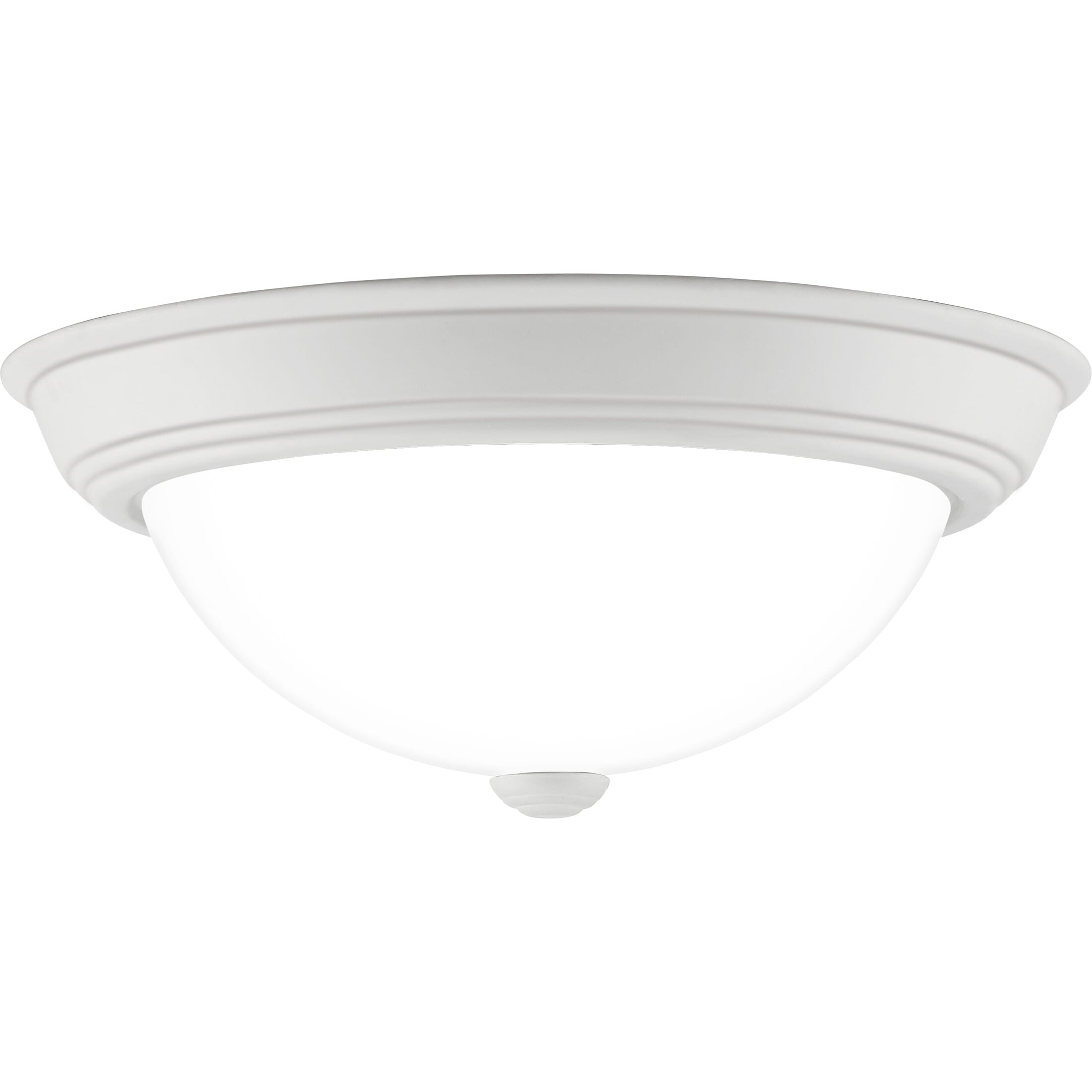 Quoizel Erwin 2-Light 13" Ceiling Light in White Lustre