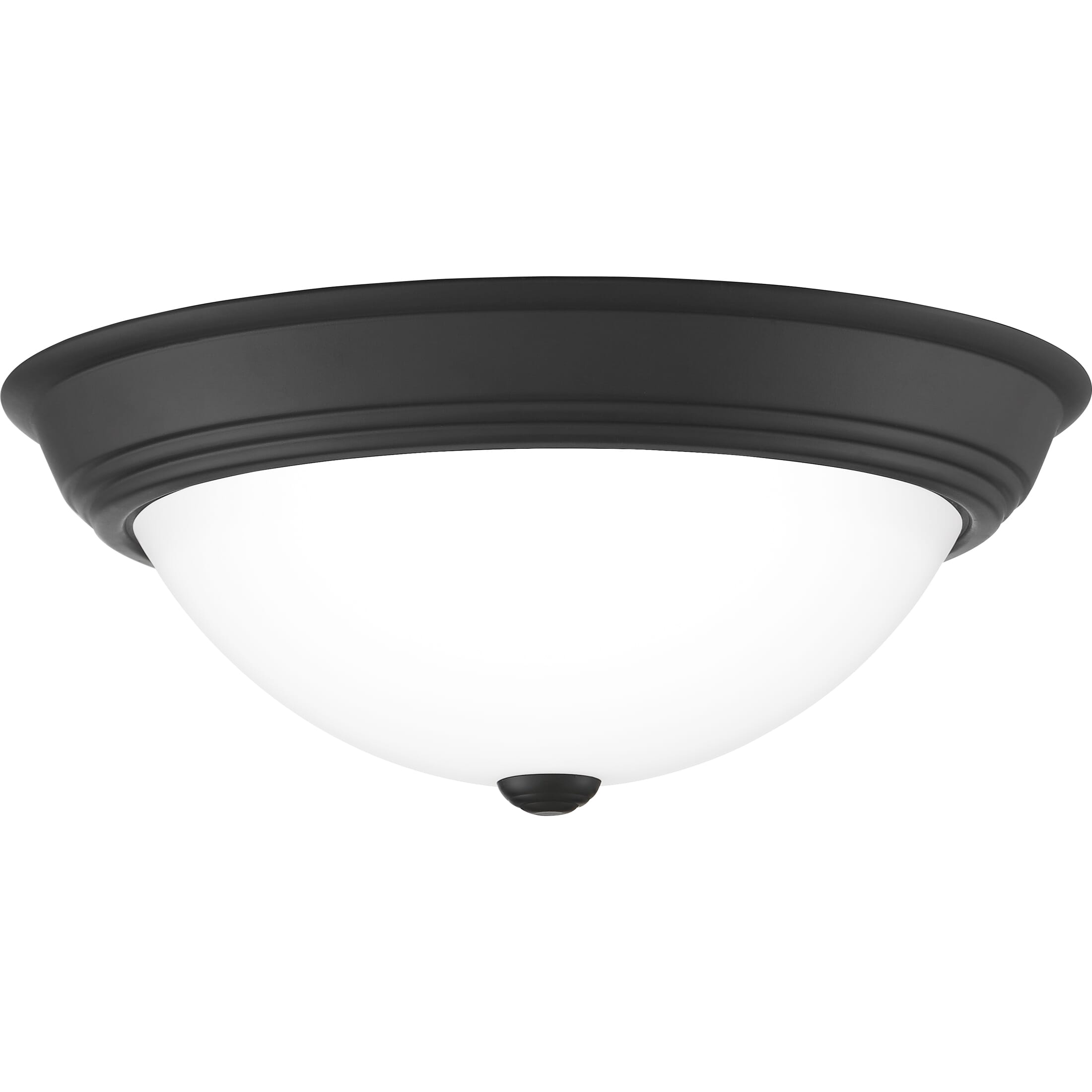 Quoizel Erwin 3-Light 15" Ceiling Light in Matte Black