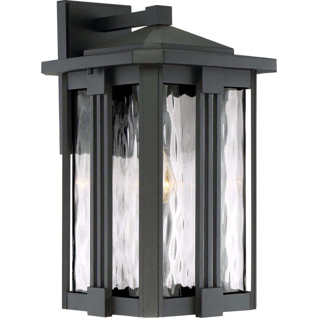 Quoizel Everglade 11" Outdoor Hanging Light in Earth Black