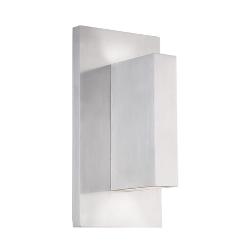 Kuzco Vista LED Outdoor Wall Light in Nickel