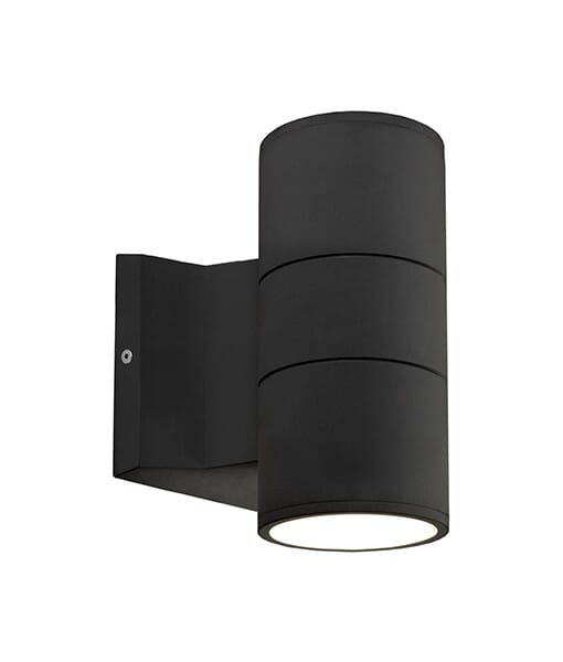 Kuzco Lund LED Outdoor Wall Light in Black