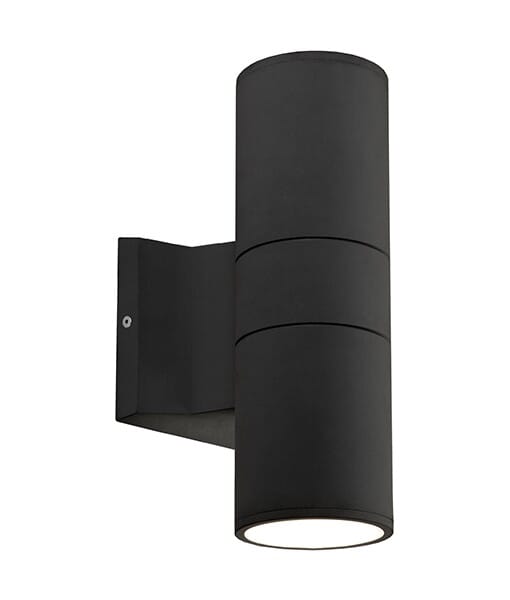 Kuzco Lund LED Outdoor Wall Light in Black