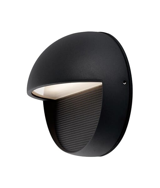 Kuzco Byron LED Outdoor Wall Light in Black