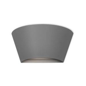 Kuzco Hallmark LED Outdoor Wall Light in Gray