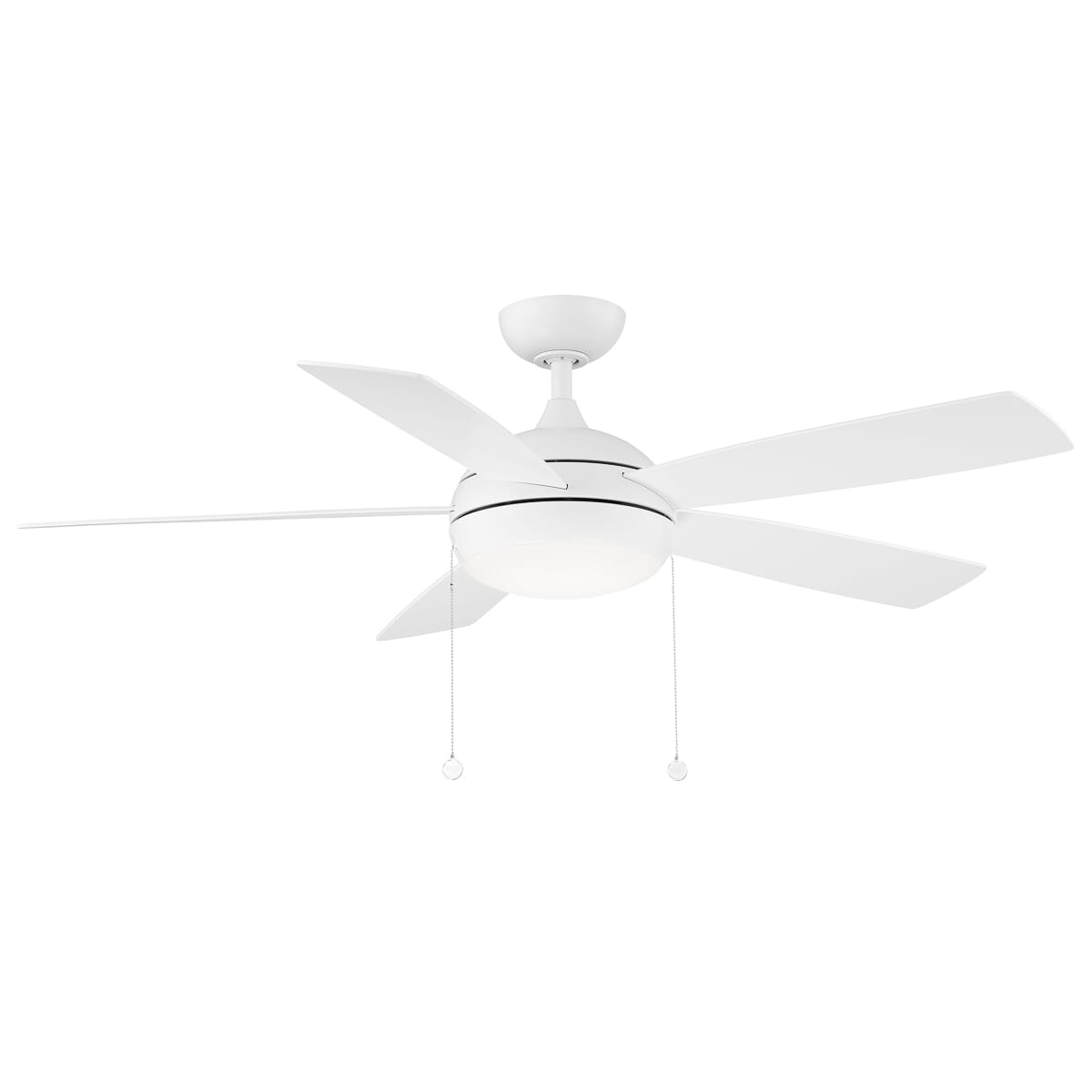 WAC Disc 52" LED Indoor Ceiling Fan in Matte White