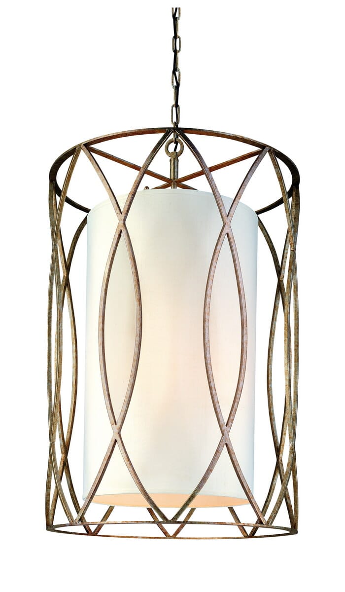 Troy Sausalito 8-Light Chandelier in Silver Gold