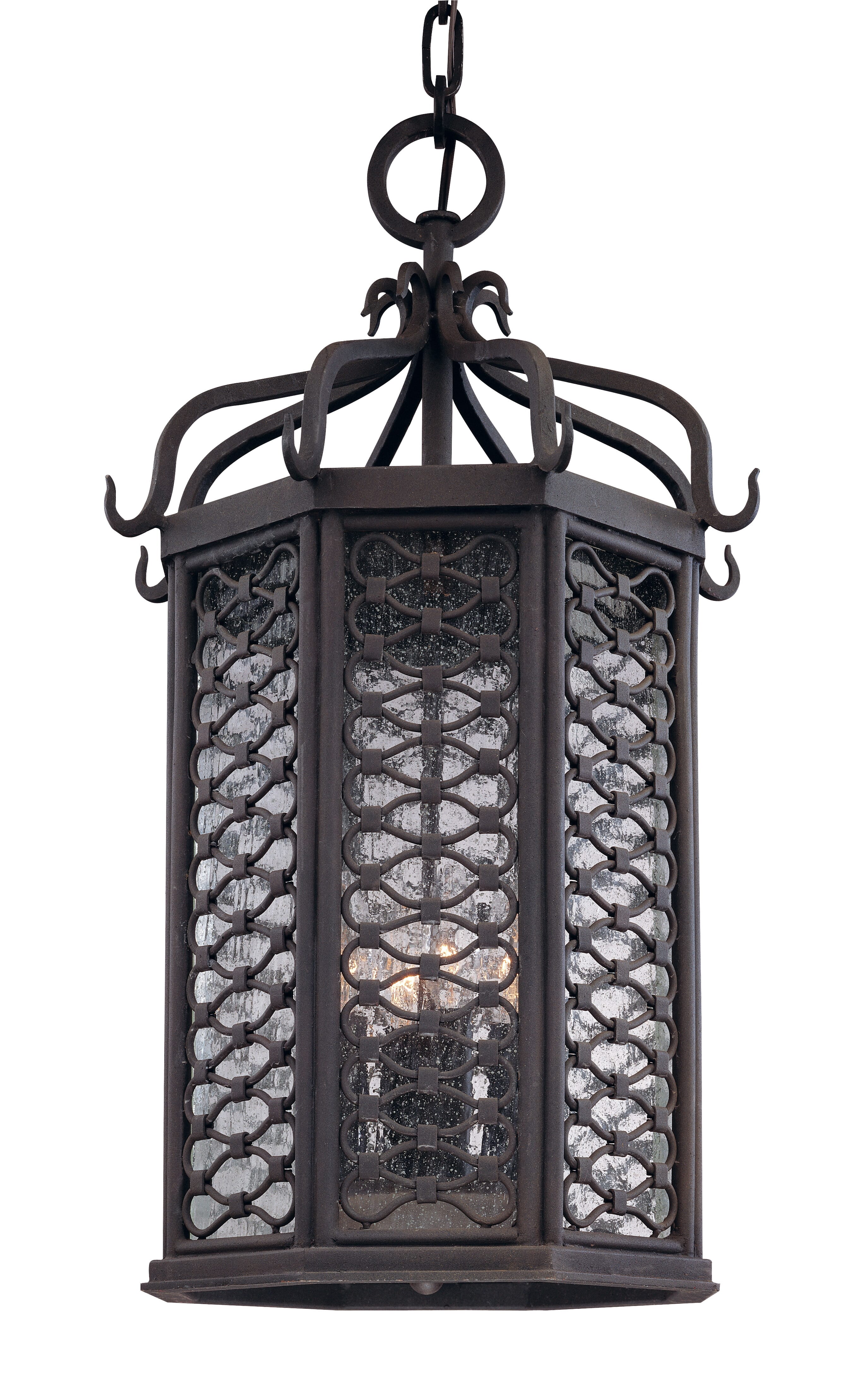 Troy Los Olivos 4-Light 25" Pendant Light in Old Iron