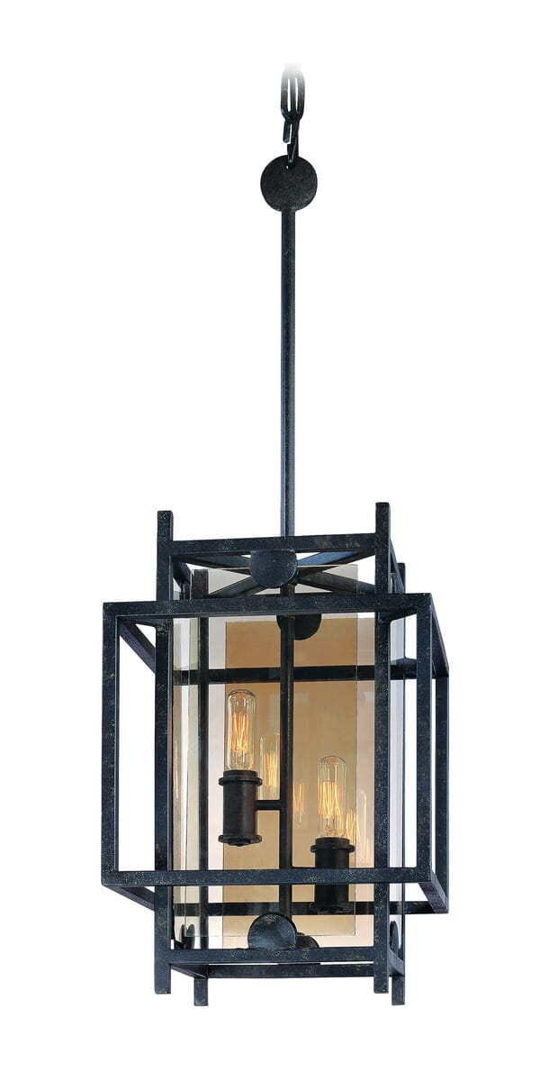 Troy Crosby 2-Light 17" Pendant Light in French Iron