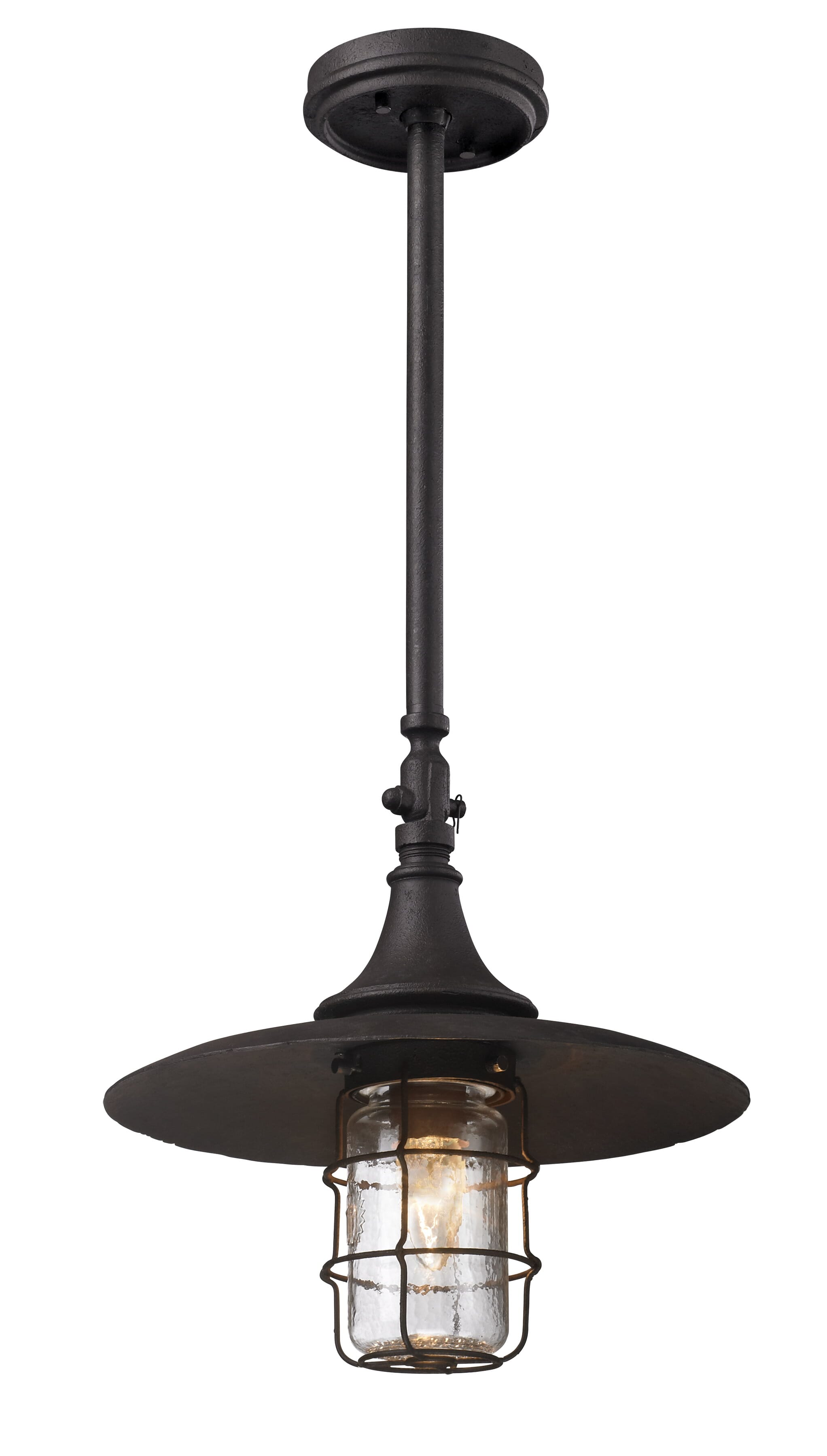 Troy Allegheny 21" Pendant Light in Centennial Rust