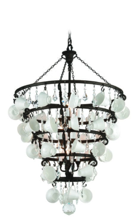 Troy Barista 12-Light 48" Pendant Light in Vintage Bronze