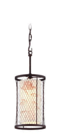 Troy Catch N Release 13" Pendant Light in Angler Bronze