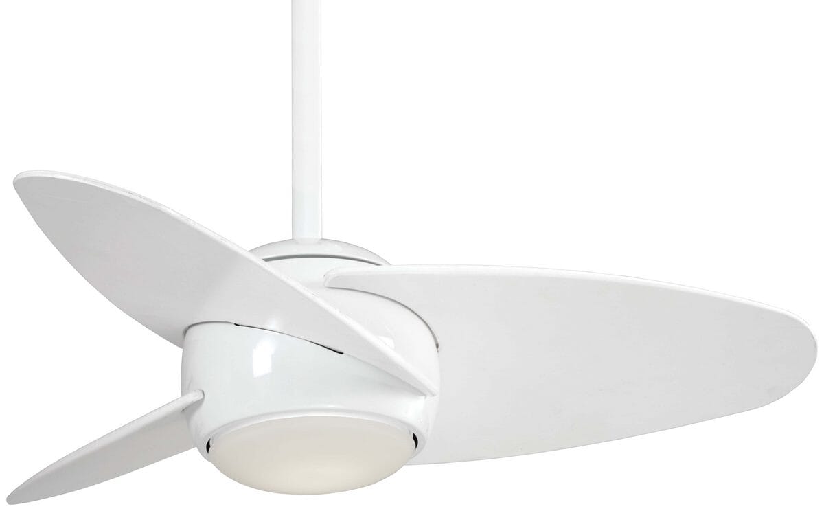 Minka-Aire Slant 36" LED Ceiling Fan in White