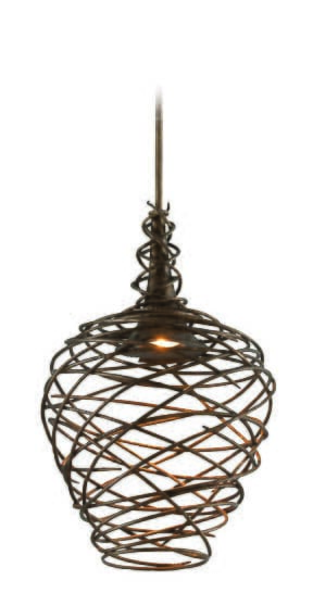 Troy Sanctuary 23" Pendant Light in Cottage Bronze