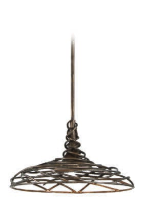 Troy Sanctuary 9" Pendant Light in Cottage Bronze