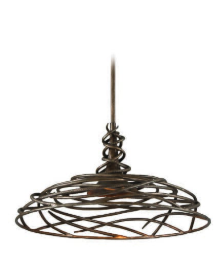 Troy Sanctuary 14" Pendant Light in Cottage Bronze