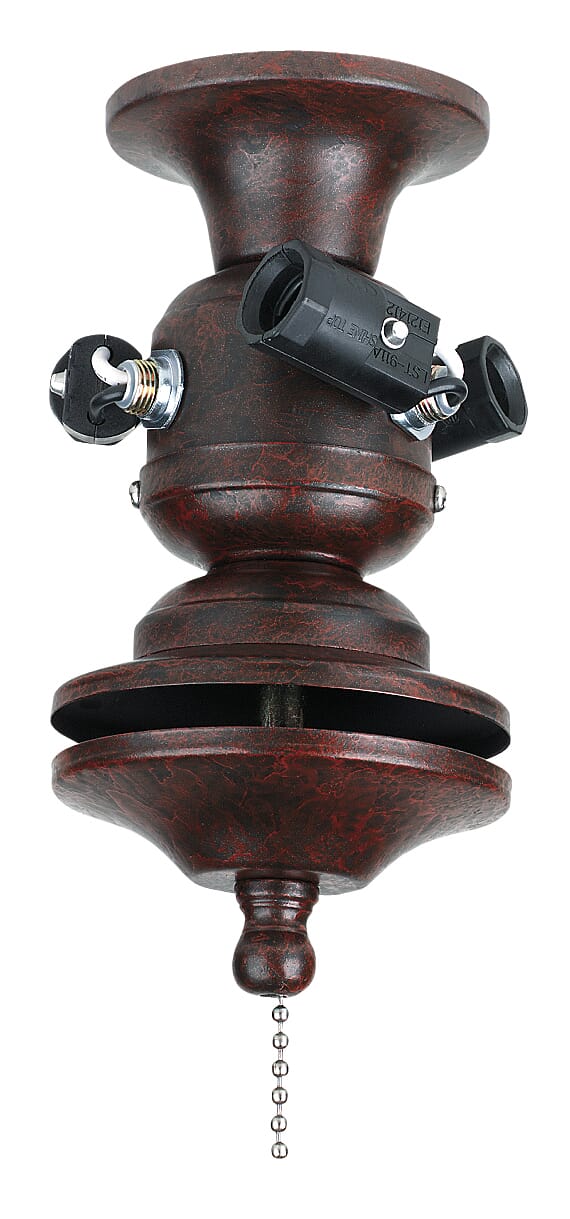 Fanimation Fitters 3-Light Three Light Bowl Fitter in Rust