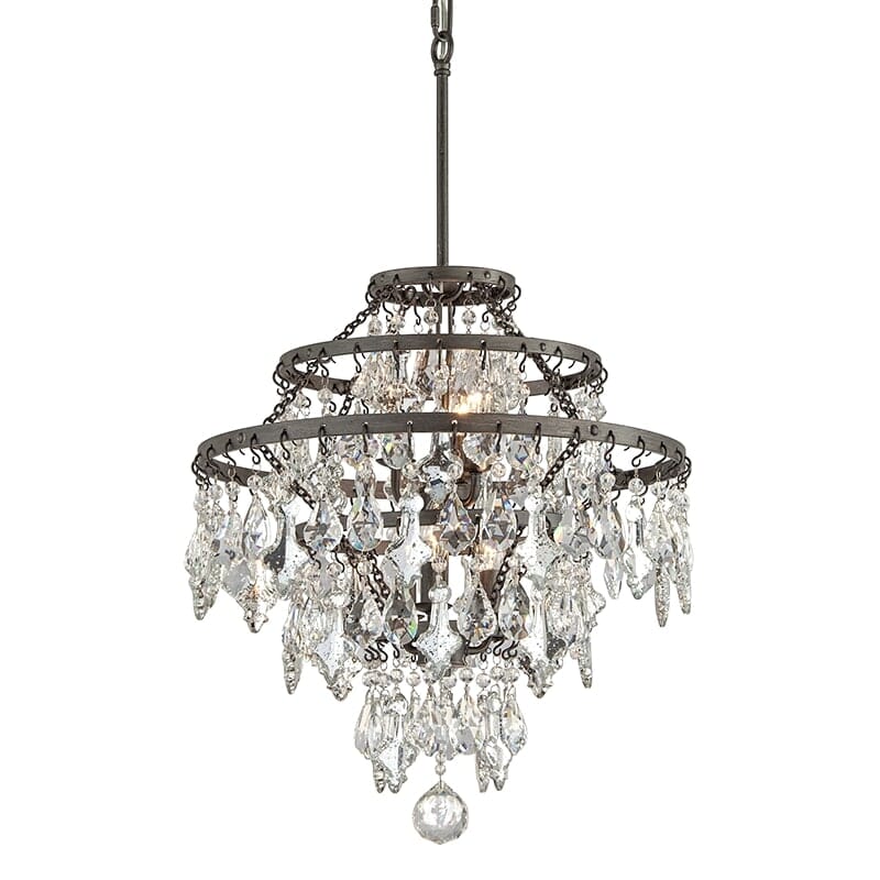 Troy Meritage 6-Light Chandelier in Graphite