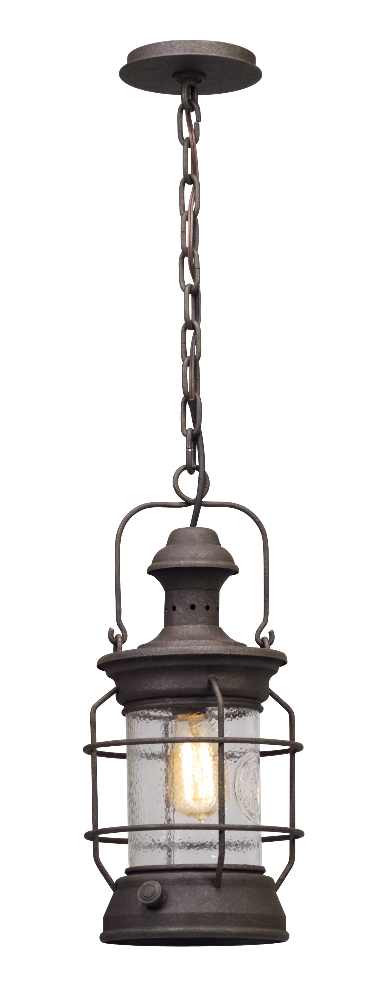 Troy Atkins 18" Pendant Light in Centennial Rust