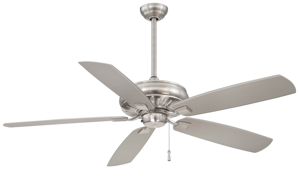 Minka-Aire Sunseeker Indoor/Outdoor Ceiling Fan in Brushed Nickel