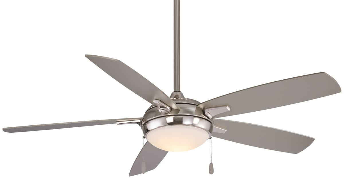 Minka-Aire Lun-Aire 54" LED Ceiling Fan in Brushed Nickel