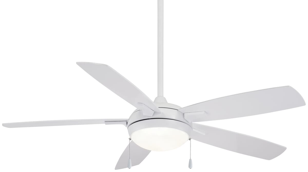 Minka-Aire Lun-Aire 54" LED Ceiling Fan in White