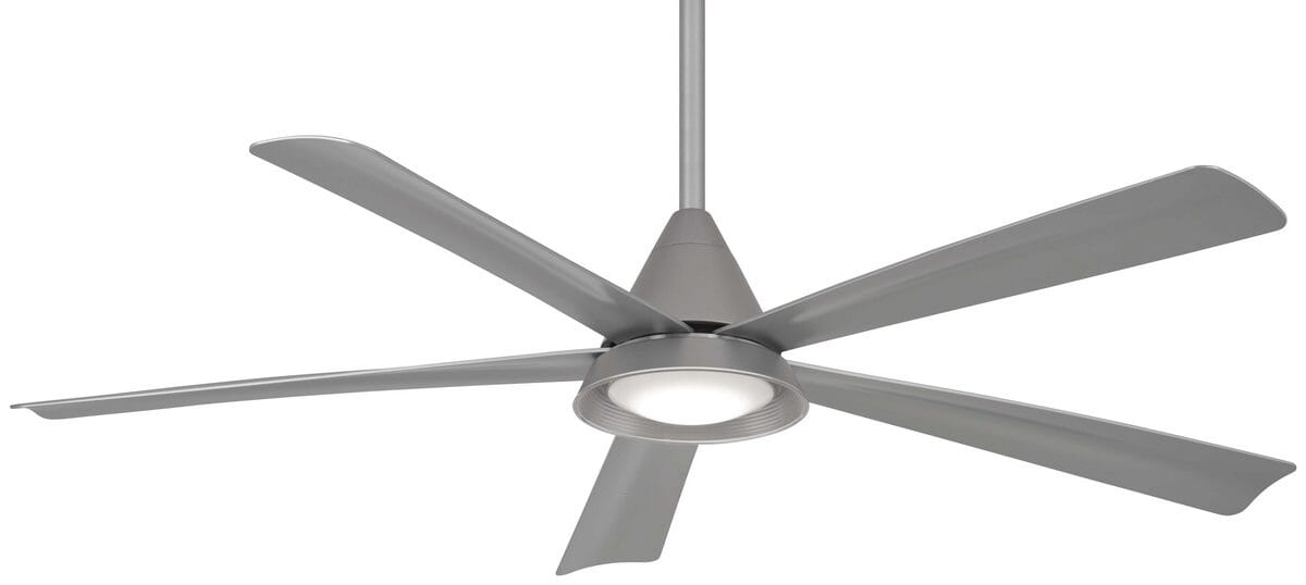 Minka-Aire Cone 54" LED Ceiling Fan in Silver