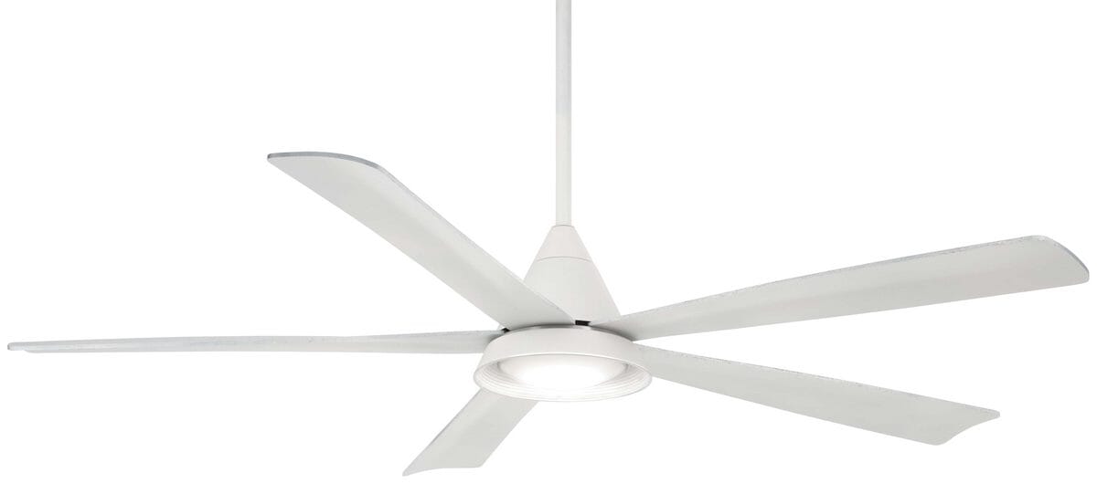 Minka-Aire Cone 54" LED Ceiling Fan in White