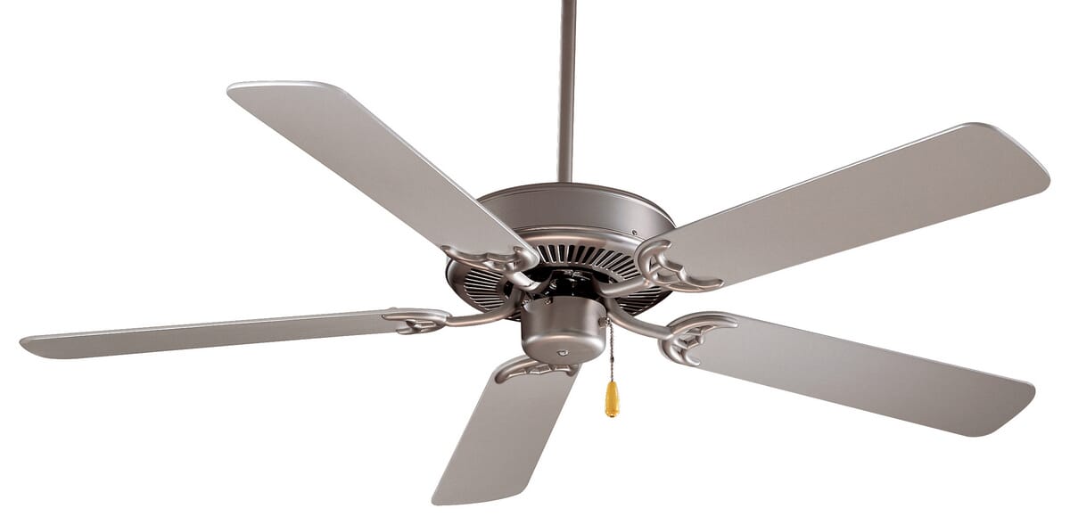 Minka-Aire Contractor 42" Ceiling Fan in Brushed Steel