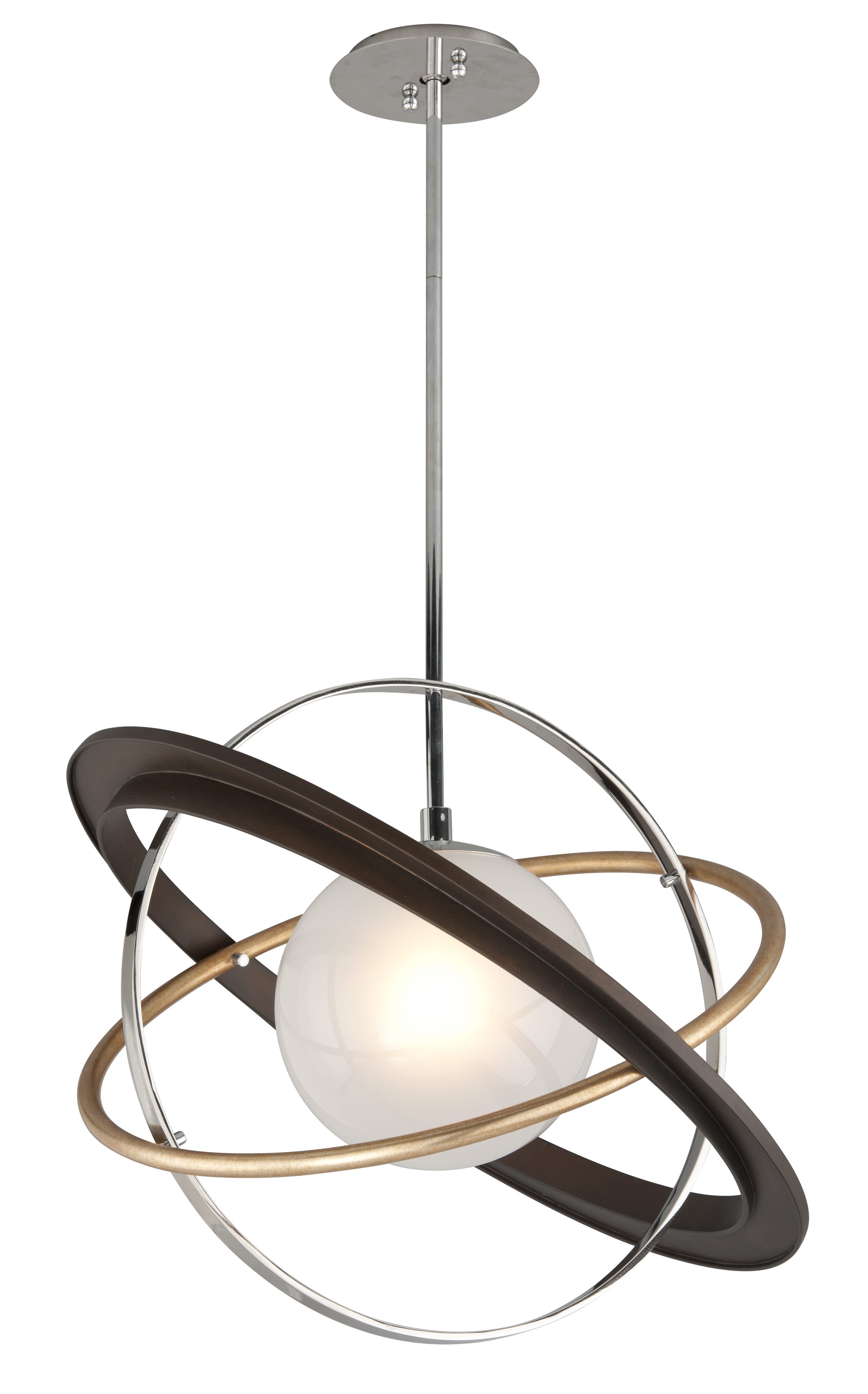 Troy Apogee 19" Pendant Light in Two-Tone